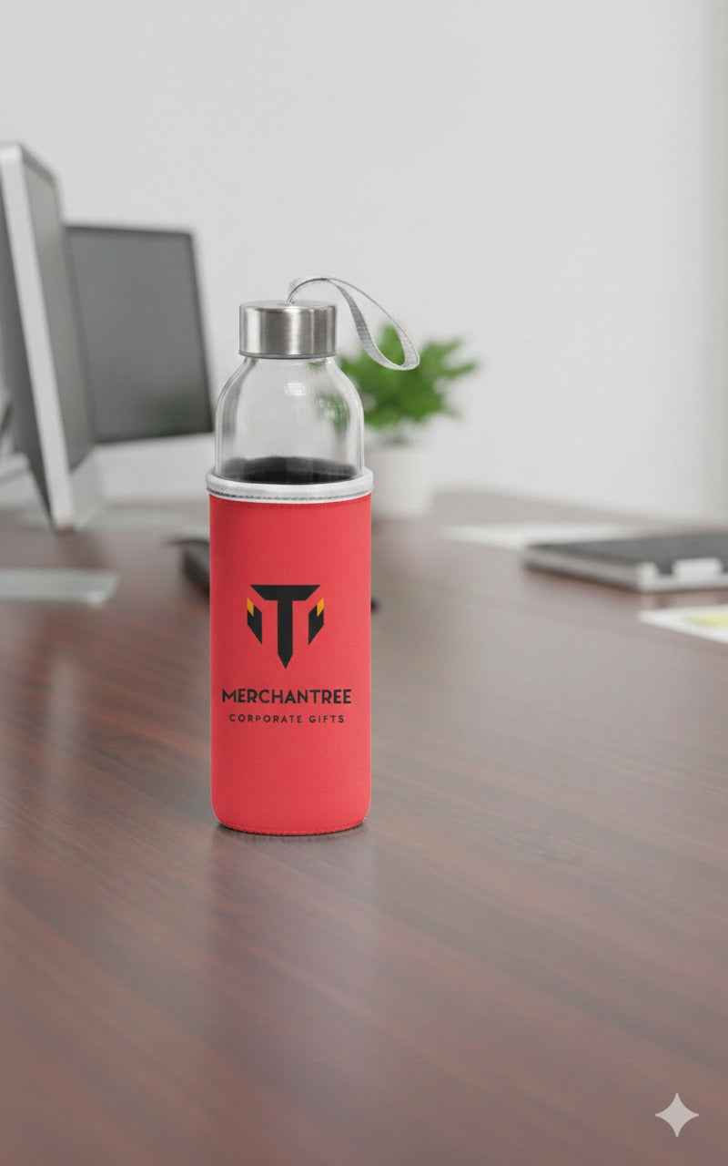 Glass Bottle with Sleeve