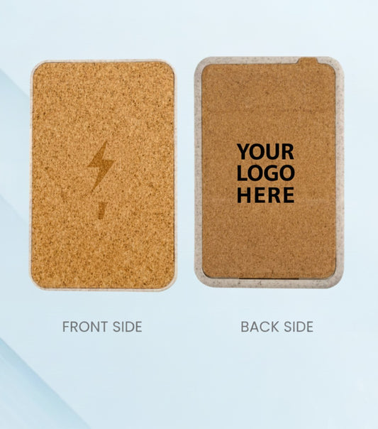 Cork MagSafe Wireless Power Bank 10,000mAh with Foldable Stand | 15W Fast Charging