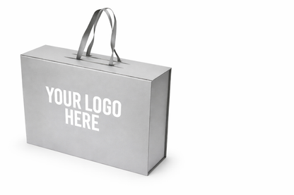 Foldable Gift Box with Magnetic Closure & Ribbon Handle