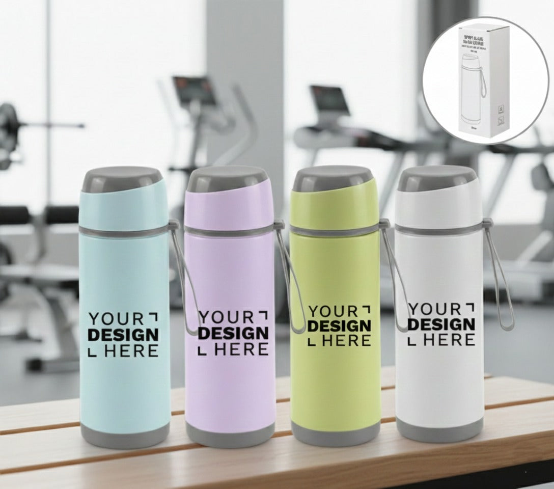 Sports Glass Water Bottle