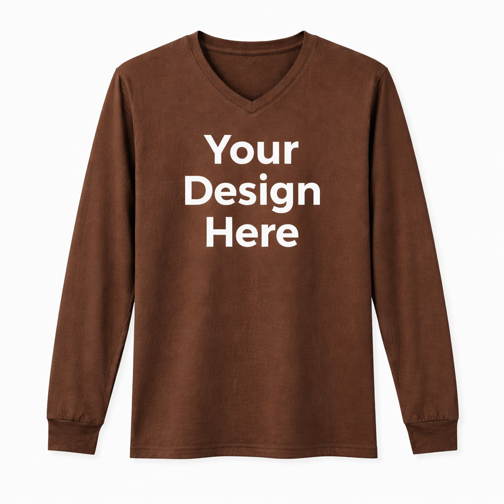 V-Neck T-Shirt (Long Sleeve)
