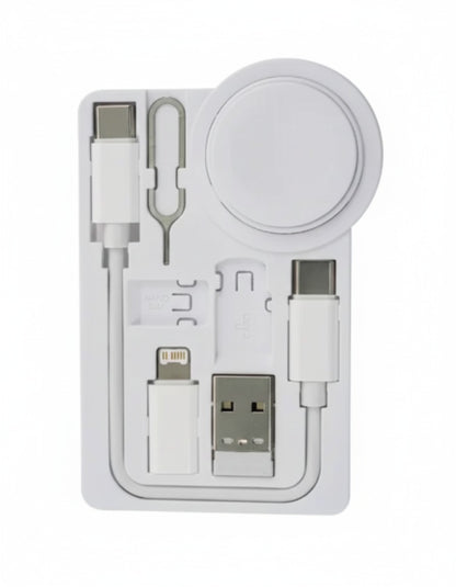 60W Charging Cable Kit with iWatch Charging Pad in PU Leather Pouch