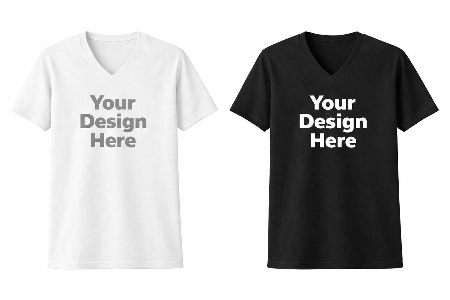 V-Neck T-shirt (Short Sleeve)