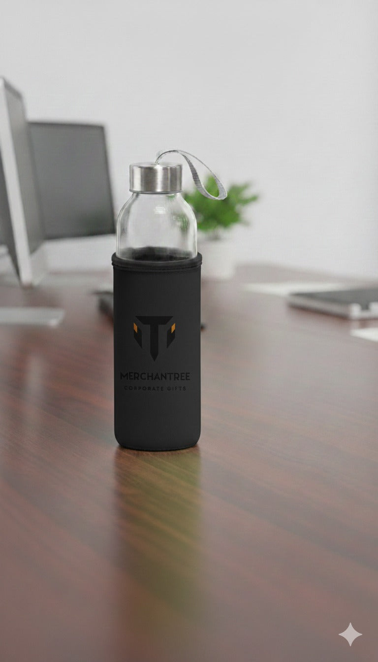 Glass Bottle with Sleeve
