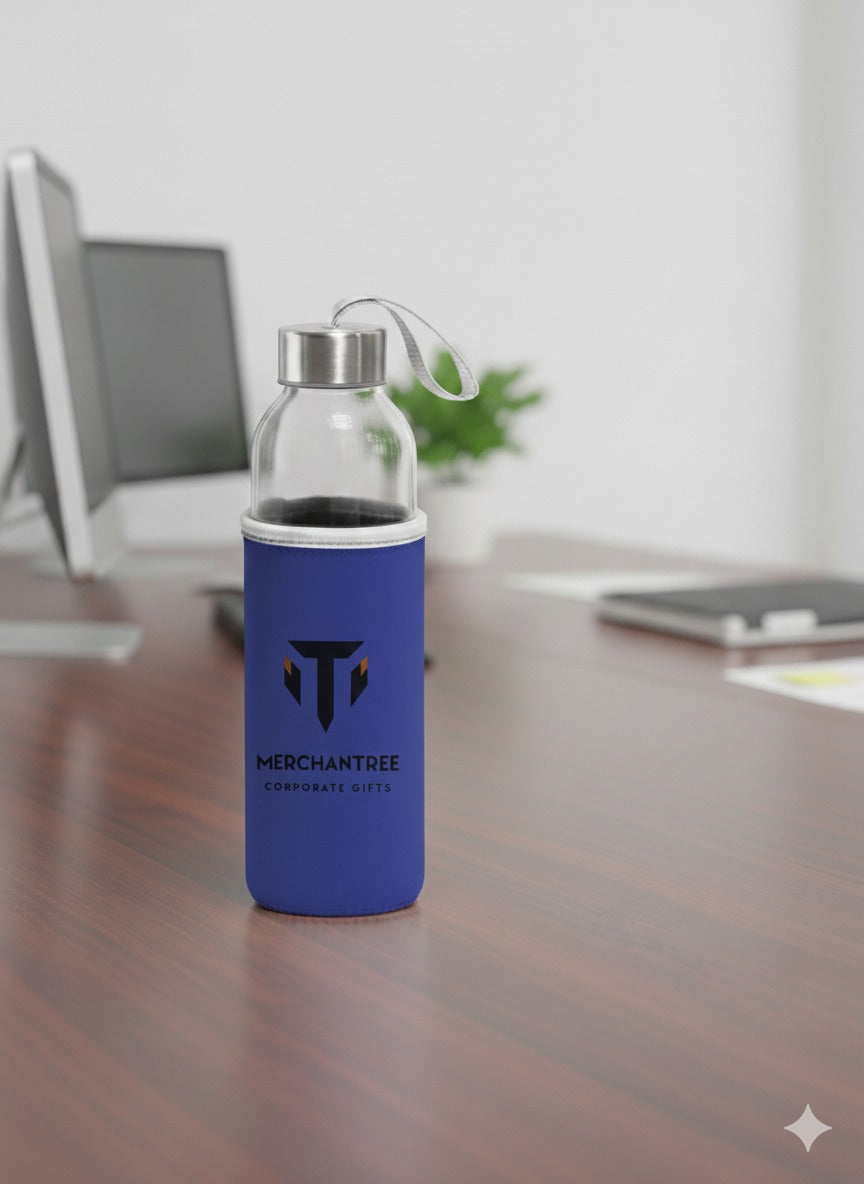 Glass Bottle with Sleeve