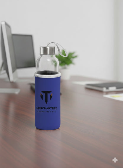 Glass Bottle with Sleeve