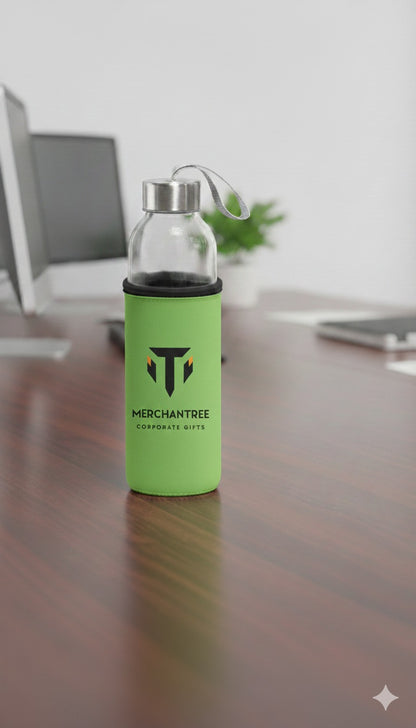 Glass Bottle with Sleeve