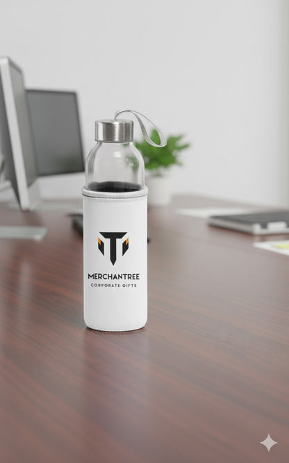 Glass Bottle with Sleeve
