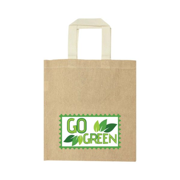 Jute Bags with Webbing Handle