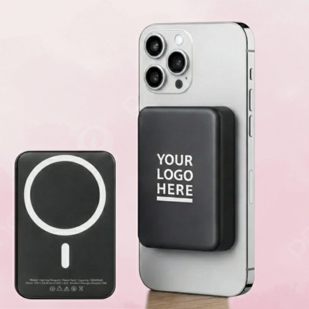 MagSafe Wireless Power Bank 10,000mAh with Light-Up Logo | 15W Fast Charging