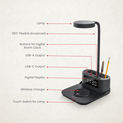 Multifunction Desk Lamp
