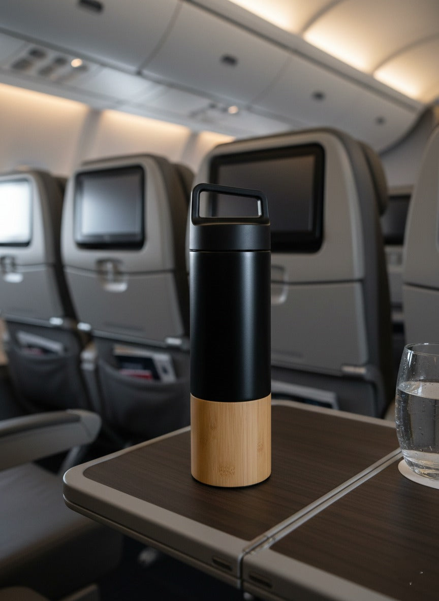 Travel Bottles with Bamboo
