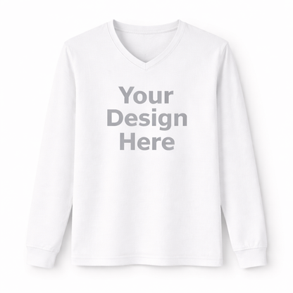 V-Neck T-Shirt (Long Sleeve)